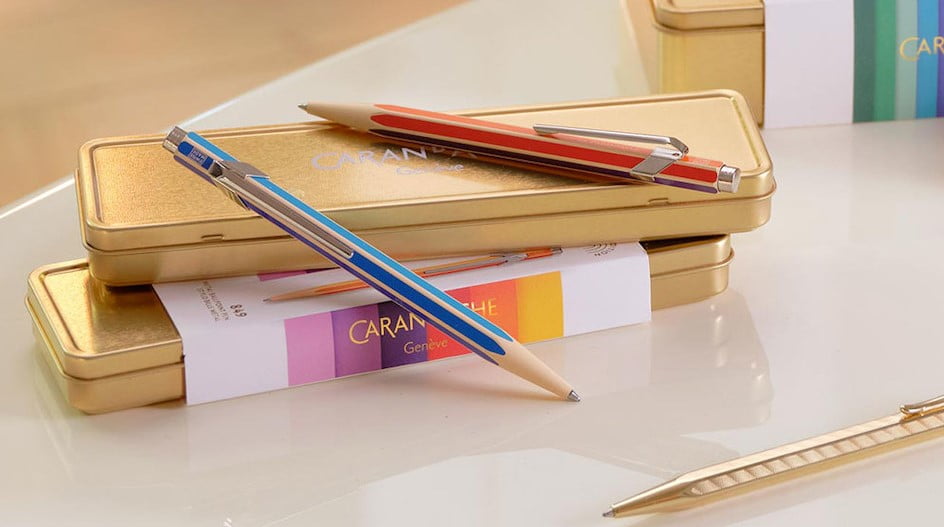 Caran d'ache balpen rainbow 